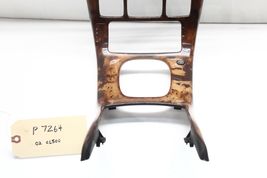2000-2002 MERCEDES W215 CL500 CL55 S600 CENTER CONSOLE RADIO WOOD TRIM P7264 image 4