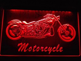 Motorcycle Bike Club Pub LED 3D Neon Sign Neon Sign Illuminated Sign Luminaire - £20.87 GBP+