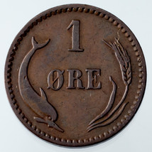 1887 Denmark 1 Ore XF Condition KM #792.1 - $85.37 CAD