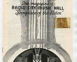 Radio City Music Hall SHOWPLACE &amp; Ticket 1941 The Little Foxes Bette Davis - £17.07 GBP