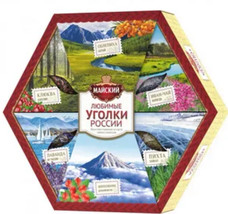 MAYSKIY TEA Berry-herbal assorted tea leaves 6 collections Gift Box 120g... - $8.90