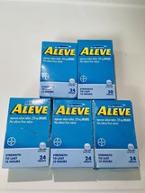 Aleve 220mg Naproxen Sodium Tablets 5pk 146 Tablets Expires 06/24 - $17.97