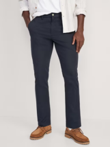 Old Navy Slim Ultimate Tech Built-In Flex Chino Pants Mens 36x36 Blue NEW - £27.53 GBP