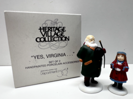 Department 56 Heritage Village Yes, Virginia...Set of 2 Figurines #58890 - $19.79