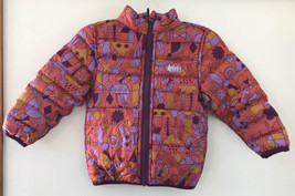 REI Co Op Childrens Purple Orange Reversible Puffer Jacket - £797.50 GBP