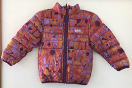 REI Co Op Childrens Purple Orange Reversible Puffer Jacket - £797.51 GBP