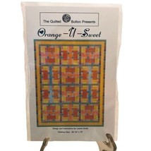 #1544 Orange U Sweet Quilt Craft Sewing Pattern - $9.65