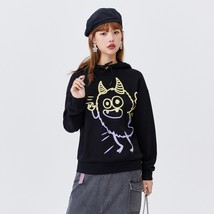 SEMIR Sweatshirt Women Loose Hooded 2021 Autumn New Vitality Graffiti Top Girls  - £155.99 GBP