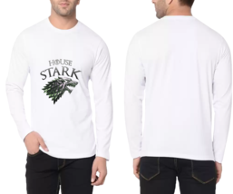 House Stark  Game Of Thrones Cotton Long Sleeve White T-Shirt - £7.86 GBP+