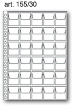 5 Sheets for Album Congress Masterphil Binder 30 Pockets 43x43 MM - £10.71 GBP