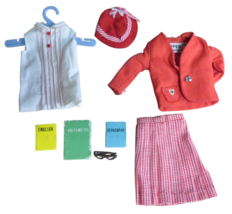 Vintage Mattel Barbie SKIPPER Bright &amp; Crisp #1921 School Girl Outfit 1960s - $1,813.41 MXN