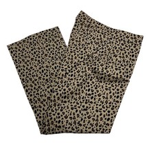 J Crew Pants Women 2 Mod Leopard Kick Out Flare Crop Chino Preppy Comfor... - $29.30