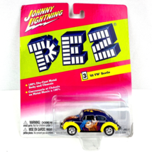 Vtg &#39;04 Johnny Ligthning  Psychedelic Pez ‘66 VW Beetle 1:64  Die-Cast #423-50 - £9.51 GBP