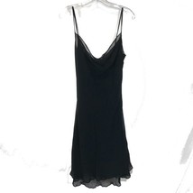 Womens Size 2 T Tadashi Black Multi-Layered Sleeveless Midi Dress - £25.42 GBP