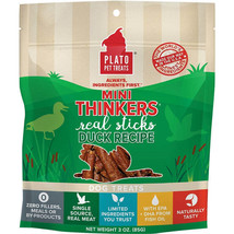 Plato Dog Mini Thinkers Duck 3oz. - £8.66 GBP