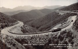 Cuesta De Mamulique~Carretera Mexico LOREDO~1940s E E Barros Real Photo Postcard - £6.71 GBP