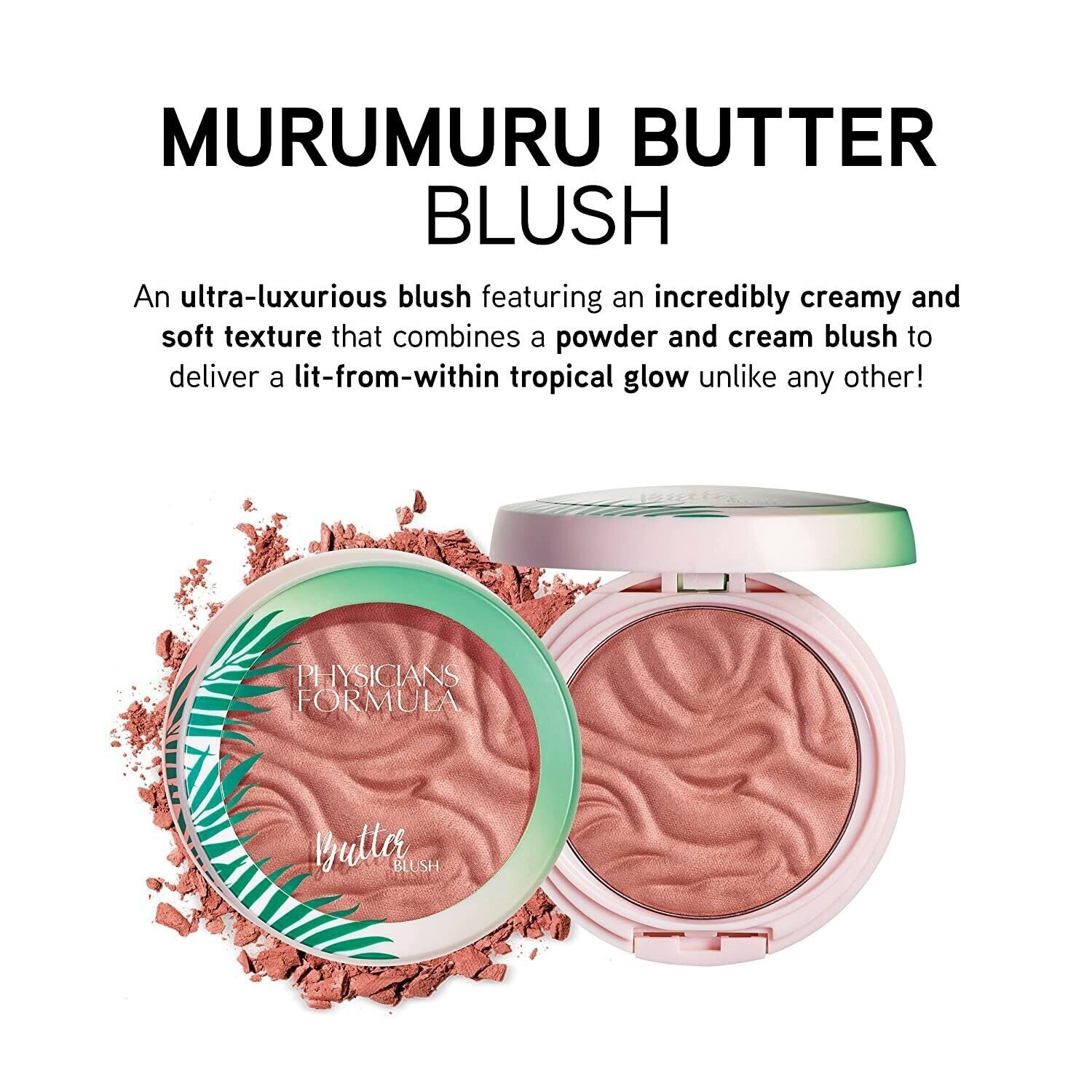 Physicians Formula Murumuru Butter Blush, Brazilian Butter Blend, VINTAGE  ROUGE