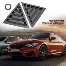 2x Car Rear Quarter Side Vent Window Scoop Louvers Cover Trim Window  For  For C - £44.51 GBP