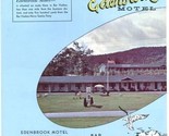 Edenbrook Motel Brochure Bar Harbor Maine 1960&#39;s - $13.86