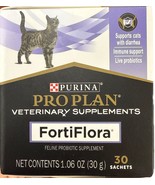 Purina Pro Plan FortiFlora Veterinary Probiotic CAT supplement - 30 Sachets - $362.01 MXN
