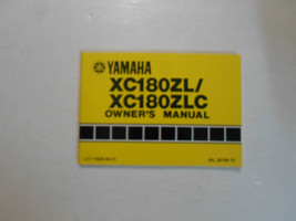 1984 Yamaha XC180ZL XC180ZLC Owners Operators Manual Owner FACTORY OEM - $90.20