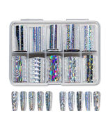 INSTANT FOIL Silver Abstraction, 10 Rolls/Case - $30.32 CAD