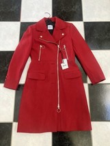 NWT 100% AUTH Moschino Cheap&amp;Chic Two Way Zipper Wool Coat Sz 40 - $988.02