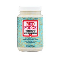 Mod Podge CS27593 Dishwasher Safe Glitter Gold, 8 fl oz Multi-Purpose Fo... - £15.97 GBP