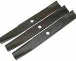 3 Mower Deck Blades for 46&quot; 47&quot; 48&quot; Cut John Deere 212 214 314 316 317 2... - £50.19 GBP