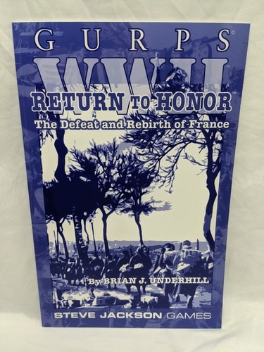 Gurps WWII Return To Honor Steve Jackson Games Book - $21.38