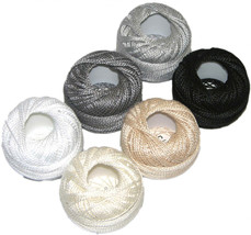 Presencia Pearl Cotton Size 5 Thread Sampler Pack Neutral - £20.52 GBP