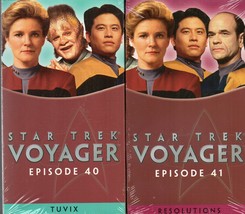 Star Trek Voyager Ep. 40, 41, 42 (Vhs) *New* Tuvix, Resolutions, Basics Part 1 - £9.98 GBP