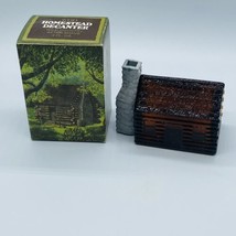 Vintage Avon  Wild Country After Shave 4oz. Full w/Box Log Cabin w/Chimney - $5.95