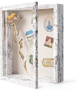 outside 8X10 Shadow Box Frame with Linen Back - Real Glass, Push Pins In... - $267.91 MXN