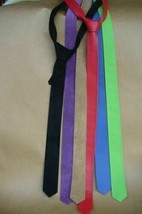 Classic Collection 100% Real Lambskin Handmade Designer Neck Leather Tie... - $33.65