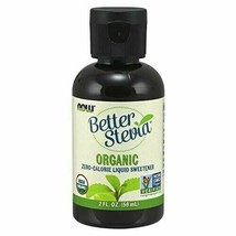 NEW Now Better Stevia Organic Sweetener Zero Calorie Liquid Sweetener 2 oz - £10.91 GBP