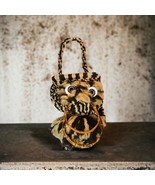 Vintage 70s Owl Macrame Hanging Planter Wood Fringe Boho Hippie Retro Ki... - $47.13