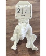 Slouchy Camel Perpetual Calendar 6.5” Tall 6.5” Long 4.25” Wide - $25.00