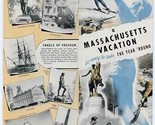 1948 Massachusetts Vacation Brochure Bay State Year Round  - $20.85