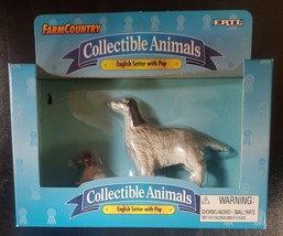 ERTL Farm Country 1998 # 444 Collectible Animals English Setter with Pup - $13.06