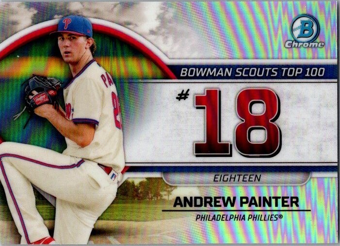 2023 Bowman - Bowman Scouts Top 100 Andrew Painter #BTP-18 (RC) - $1.58