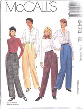 Mccall&#39;s Pants Pattern 8473. Misses Sizes 8;10;12 - $4.99