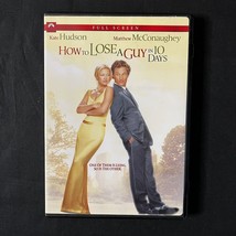 How to Lose a Guy in 10 Days Kate Hudson Matthew McConaughey DVD - £3.98 GBP