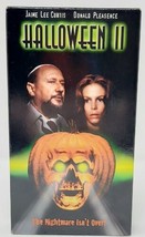 Halloween II (VHS, 1996) Horror Slasher - Jaime Lee Curtis, Donald Pleas... - £4.09 GBP
