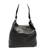 Lulu Dharma Shoulder Bag Womens Black Perforated Lightweight Inner Pocket - $534.22 MXN
