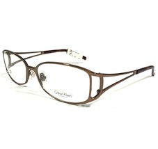 Calvin Klein 578 051 Eyeglasses Frames Brown Rectangular Full Rim 54-16-135 - £51.33 GBP