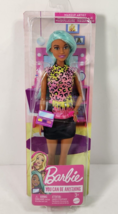 Barbie Makeup Artist Fashion Doll w/ Mini Palette Brush Accessories Teal Hair - £10.95 GBP