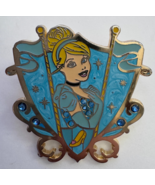 Disney 2013 Cinderella Princess Jeweled Crest Glass Slipper Pin - $23.16 CAD