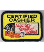 Home Depot Patch Certified Cashier Accurate Qualified Skilled 2&quot; x 2 3/4&quot; - $4.94