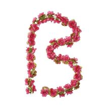 Basil Bicycle Decoration Flower Garland, 130 cm - Fuchsia  - $26.00